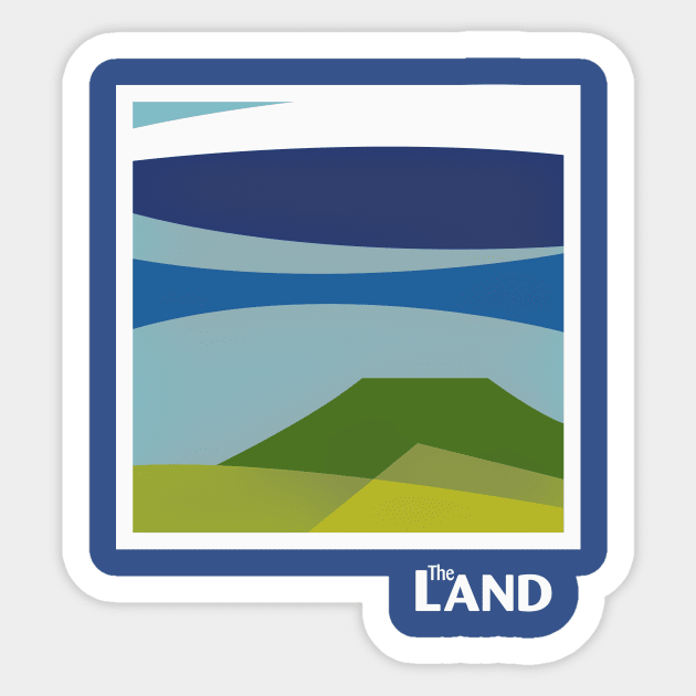 The Land Loo Sticker by MikeSolava